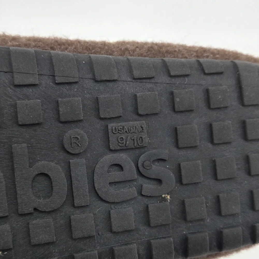 Gumbies Outback Felt Mule Slipper Shoe Gorpcore Cabin Mens 9 Womens 10 Comfort